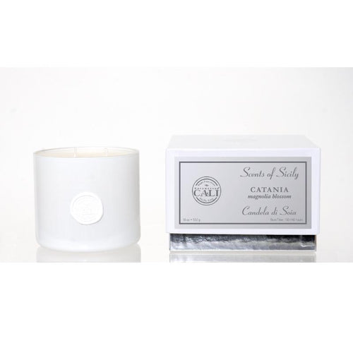 Scents of Sicily Collection - 18 oz soy candle - Catania (magnolia blossom)