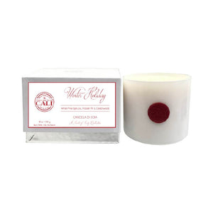 Winter Holiday - White Pine Spruce & Cedarwood 18 oz Soy Candle - Scents of Sicily Collection - Winter Holiday - White Pine Spruce & Cedarwood 18 oz Soy Candle - Scents of Sicily Collection