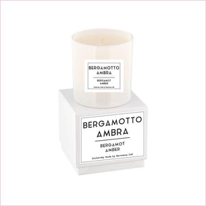 Linea Lusso Collection - 9 oz soy candle - Bergamot Amber - Linea Lusso Collection - 9 oz soy candle - Bergamot Amber