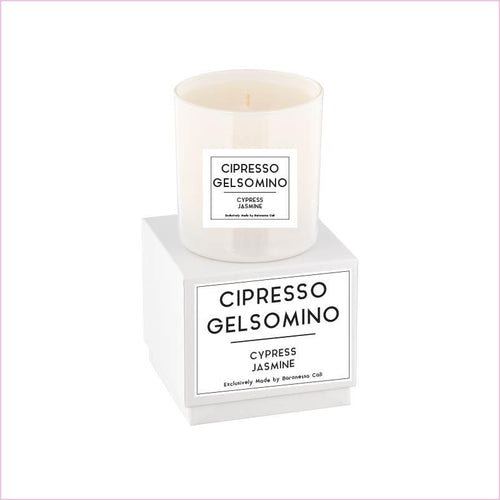 Linea Lusso Collection - 9 oz soy candle - Cypress Jasmine