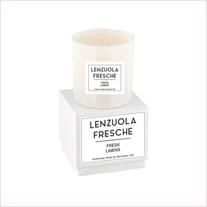 Linea Lusso Collection - 9 oz soy candle - Fresh Linens - Linea Lusso Collection - 9 oz soy candle - Fresh Linens