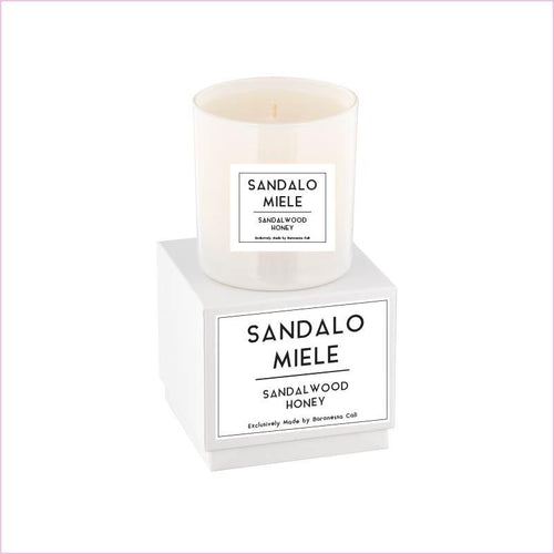 Linea Lusso Collection - 9 oz soy candle - Sandalwood Honey