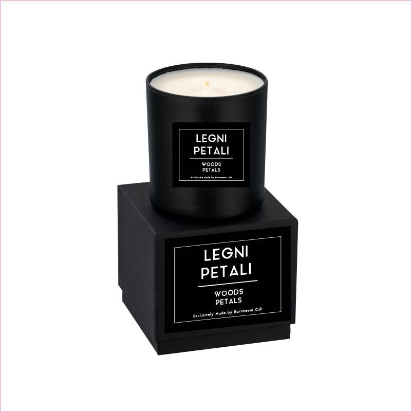 Linea Lusso Collection - 9 oz soy candle - Woods and Petals - Linea Lusso Collection - 9 oz soy candle - Woods and Petals