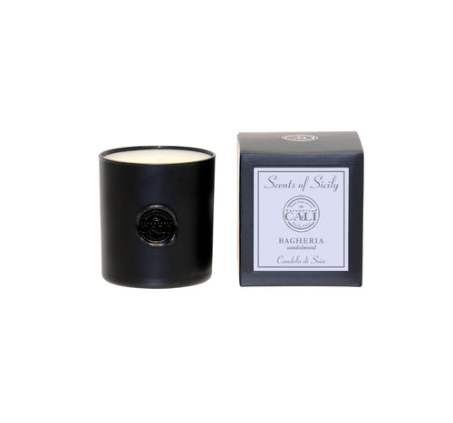 Scents of Sicily Collection - 9 oz soy candle - Bagheria (sandalwood)