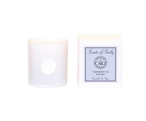 Scents of Sicily Collection - 9 oz soy candle - Taormina (hydrangea)